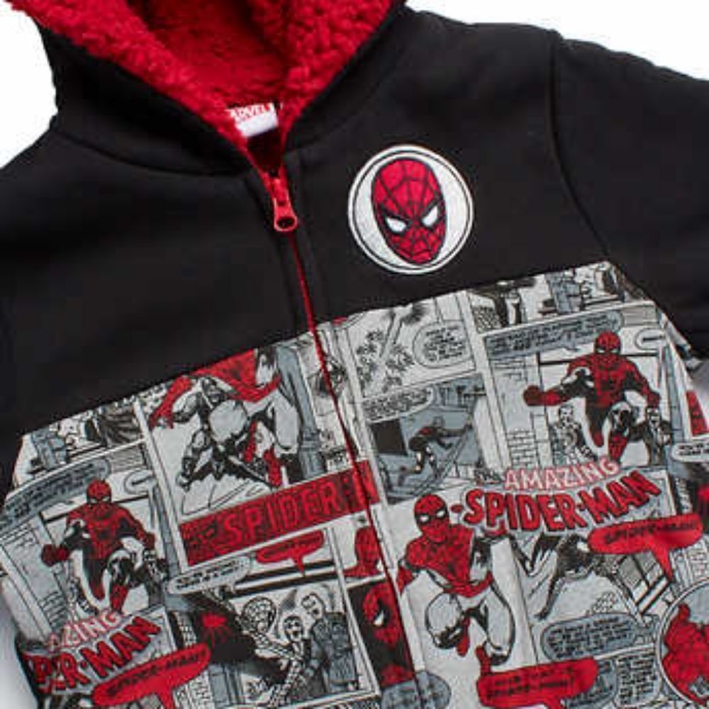 Spider-Man Kids' Plush Hoodie - Picture 2 of 6